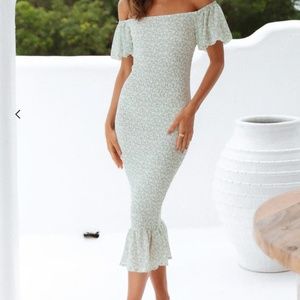 Petal and Pup Floral Dress